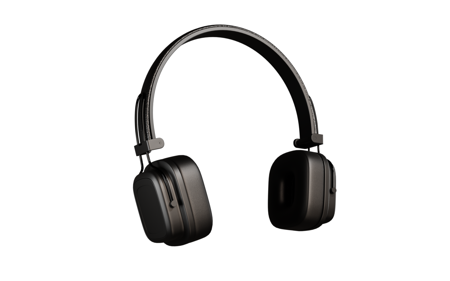 Headphones design 3d rendering for product mockup png