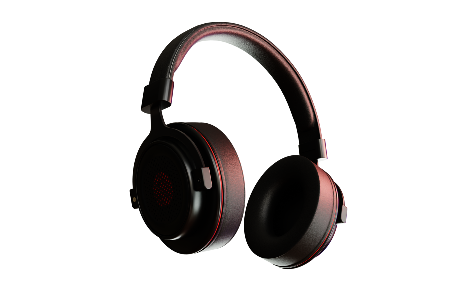 Headphones design 3d rendering for product mockup png