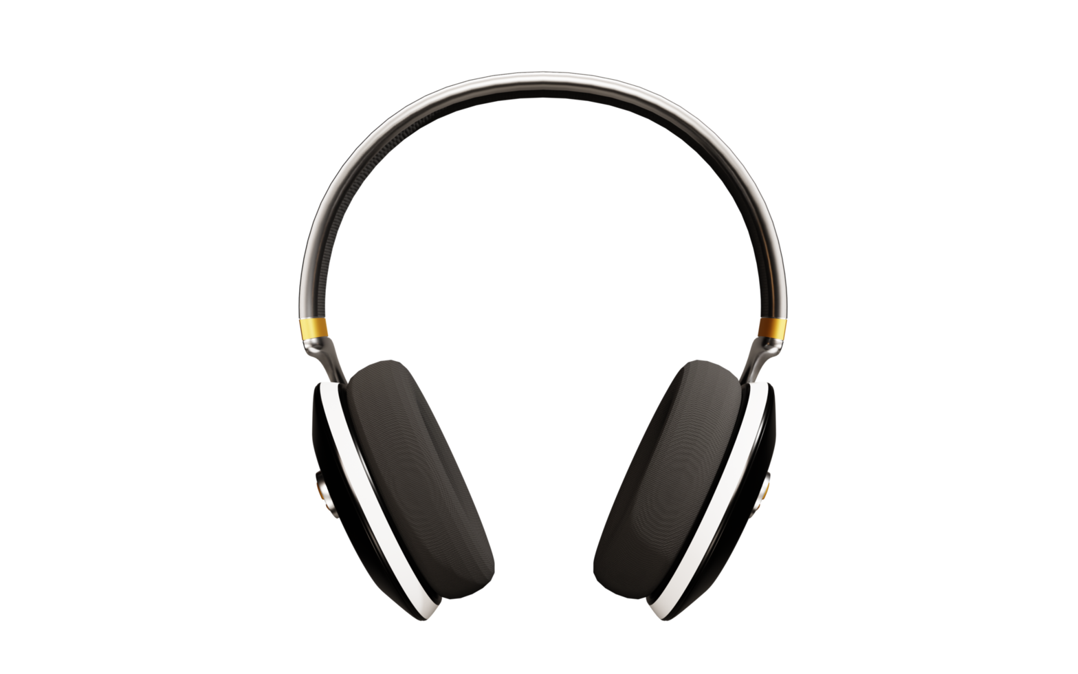 Headphones design 3d rendering for product mockup png