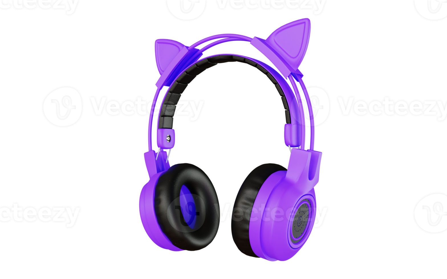 Headphones design 3d rendering for product mockup png