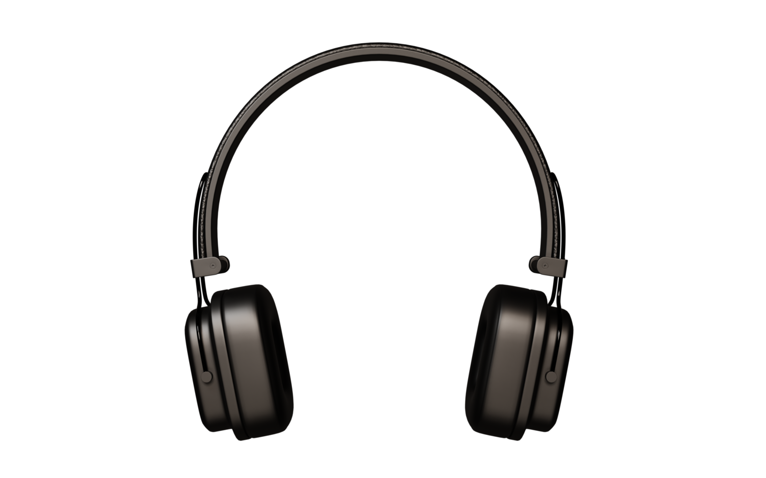 diseño de auriculares renderizado 3d para maqueta de producto png