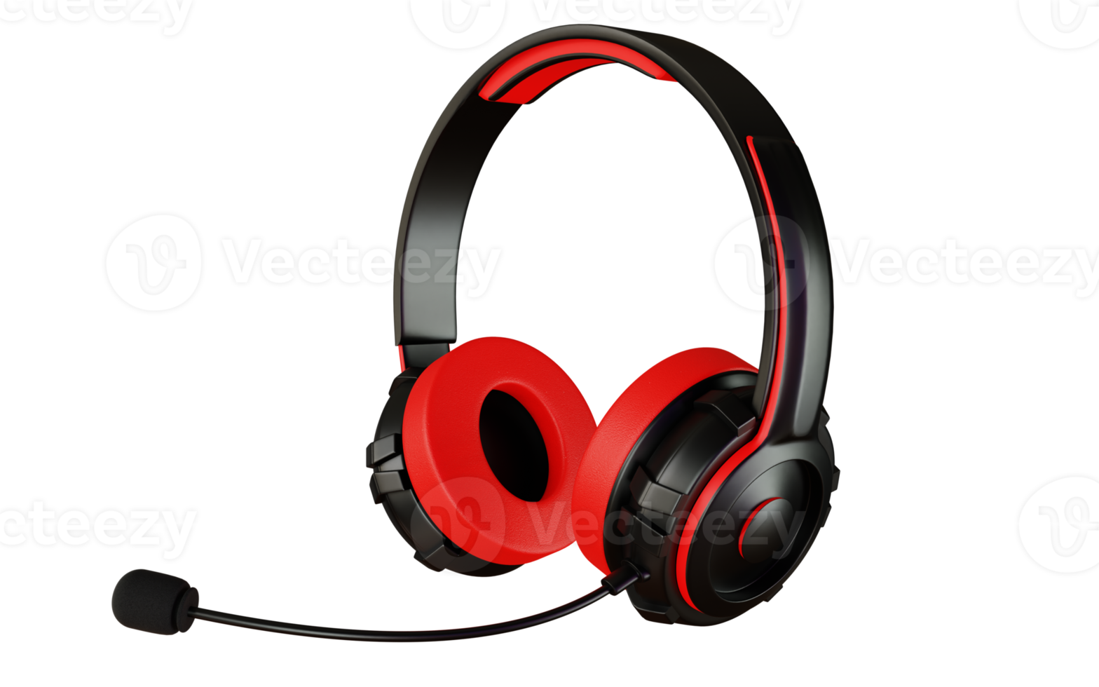 Headphones design 3d rendering for product mockup png