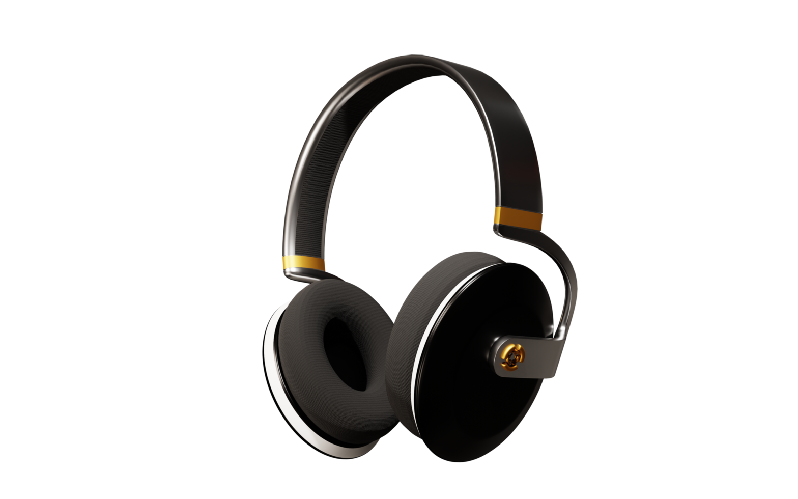 fones de ouvido projetam renderização 3d para maquete do produto png