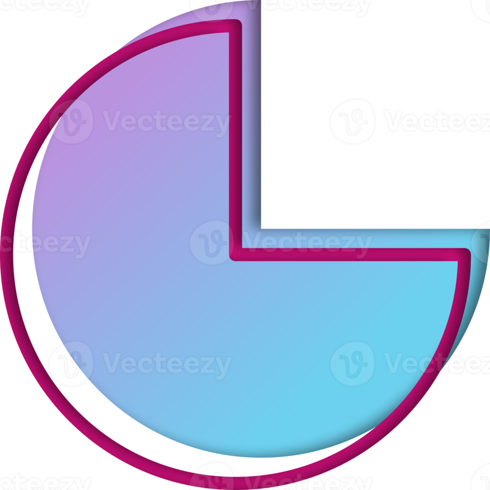 The Gradient Pie Chart png