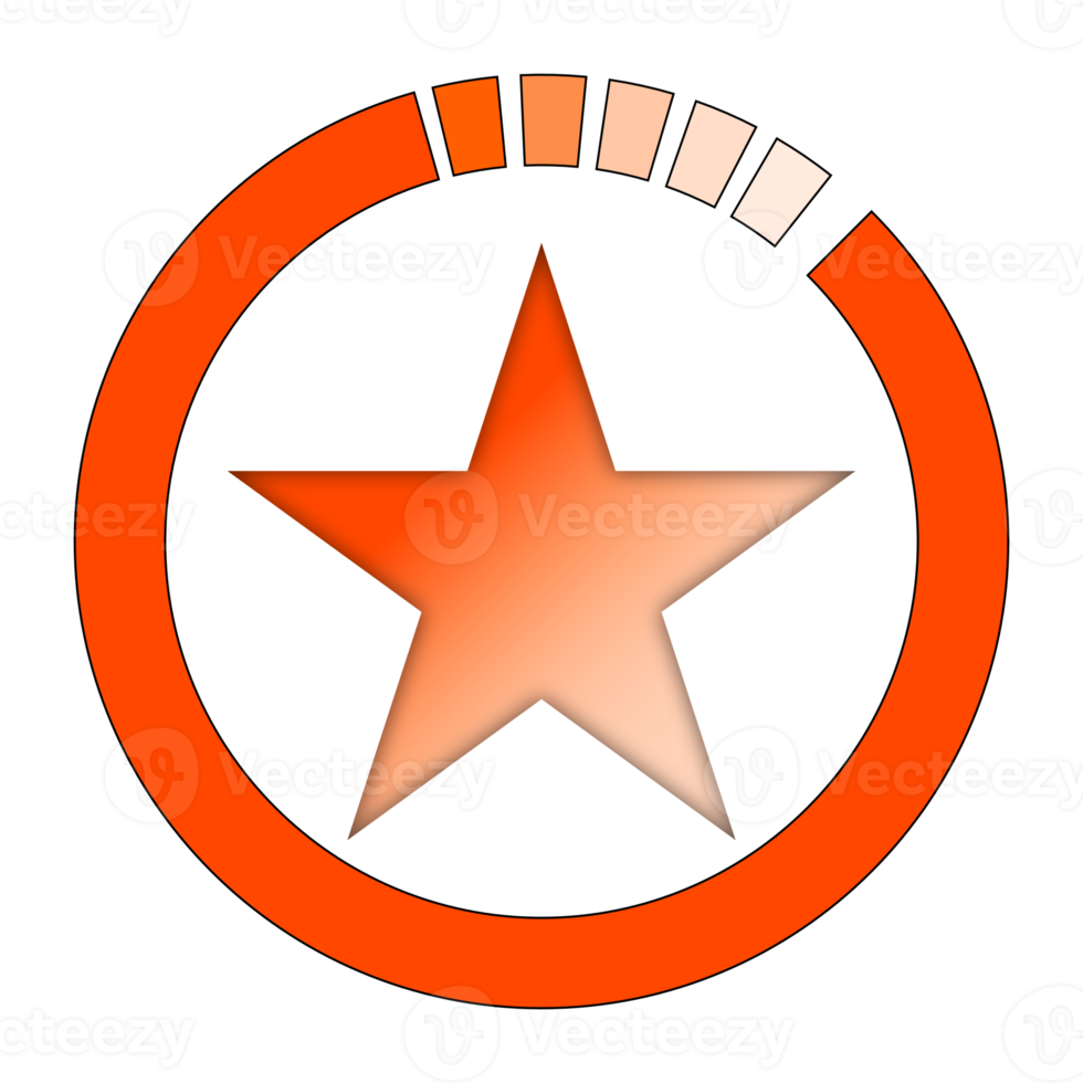 The orange badge png