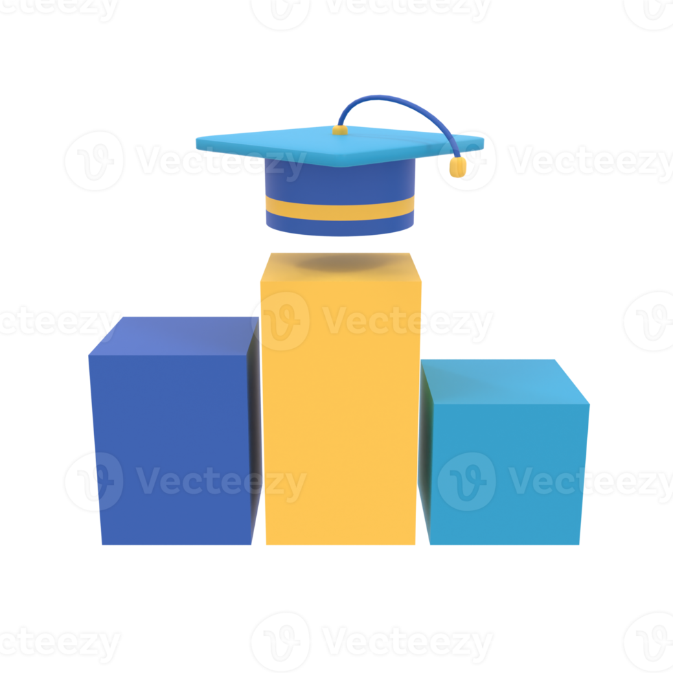 educational theme 3D icon suitable for additional ornaments png