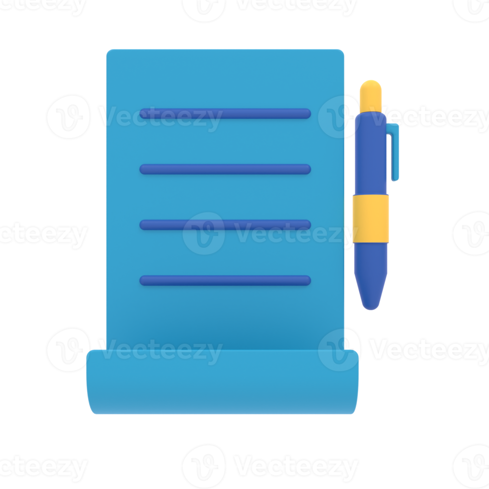 leerzaam thema 3d icoon geschikt voor extra ornamenten png