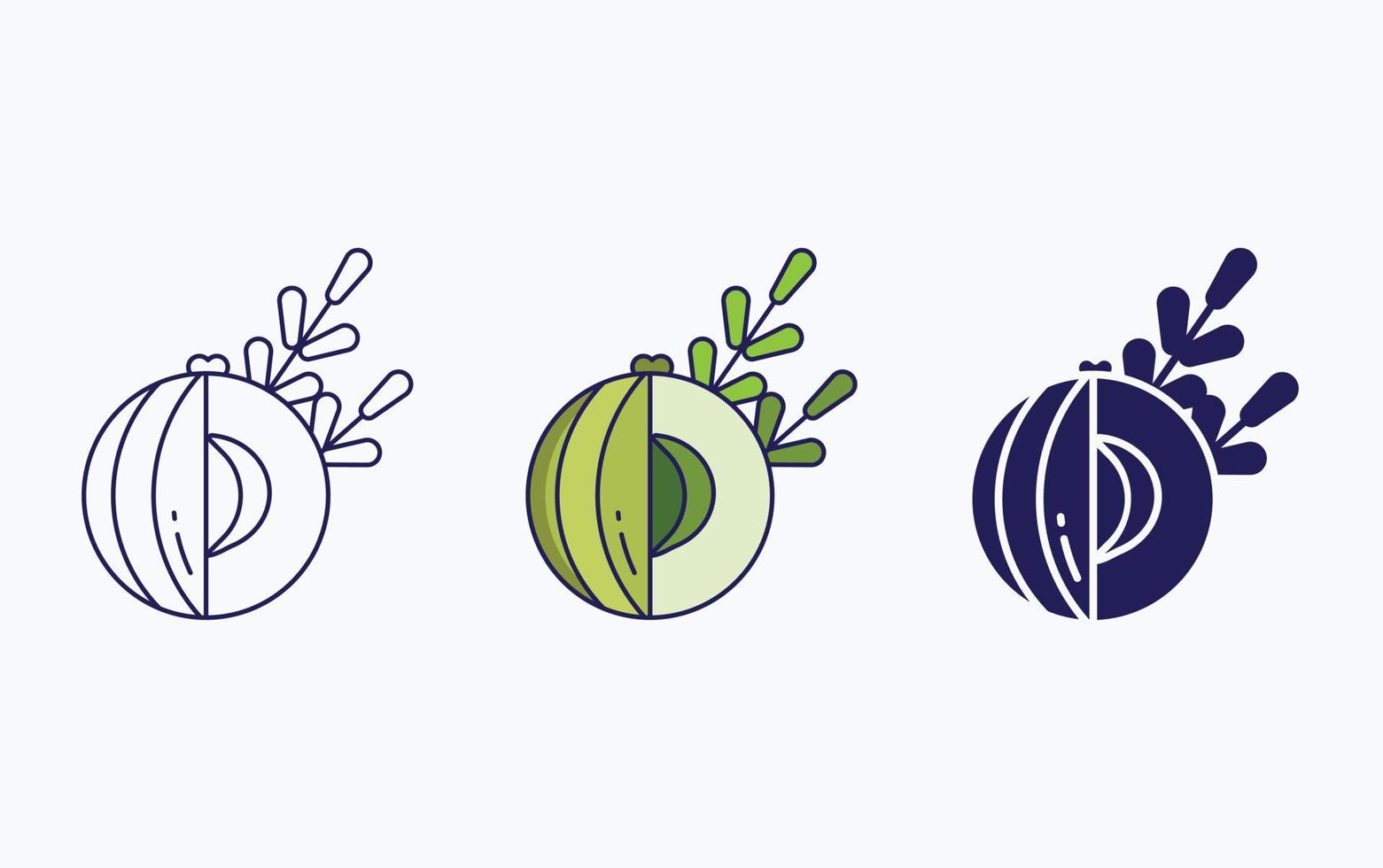 Gooseberry cut and sliced vector