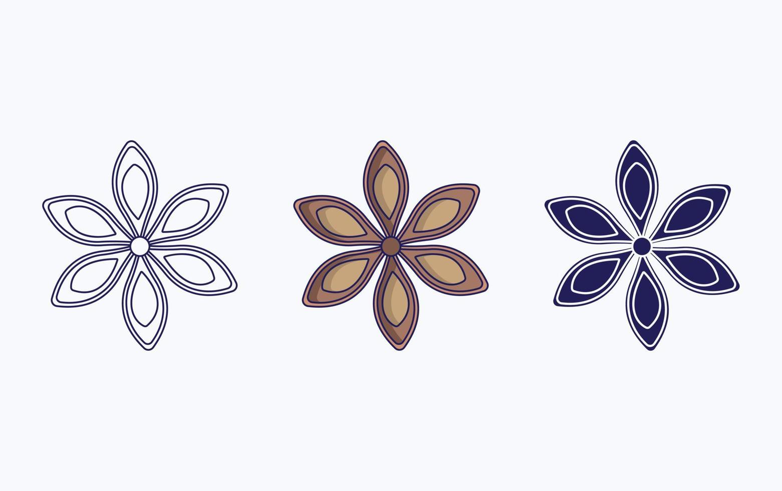 Star Anise icon vector