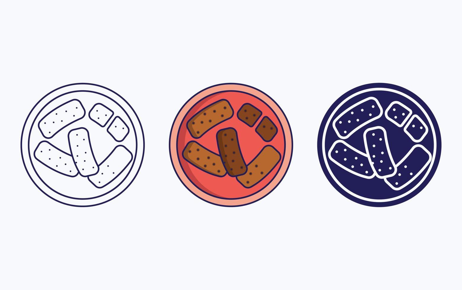 snacks vector icon