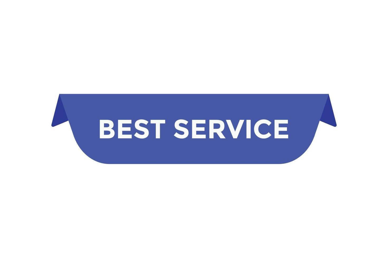 Best service button web banner templates. Vector Illustration