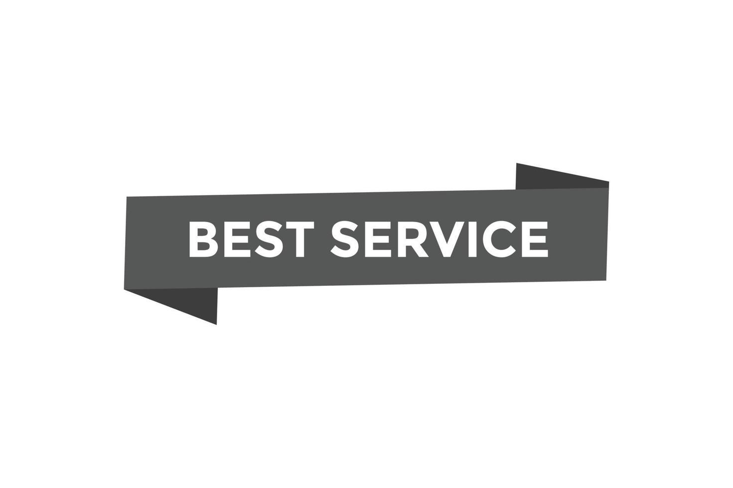 Best service button web banner templates. Vector Illustration