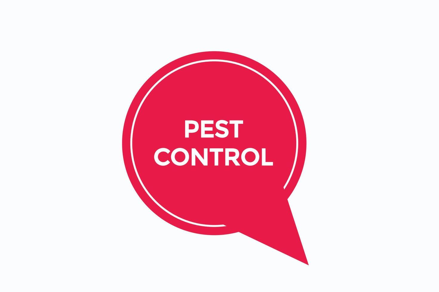 Basic RGBpest control button vectors.sign label speech bubble pest control vector