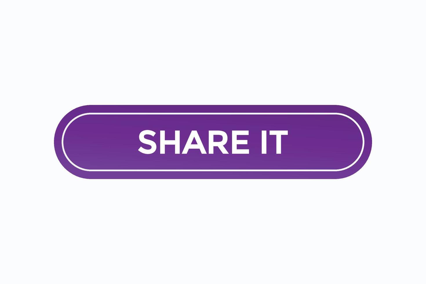 share it button vectors.sign label speech bubble share it vector