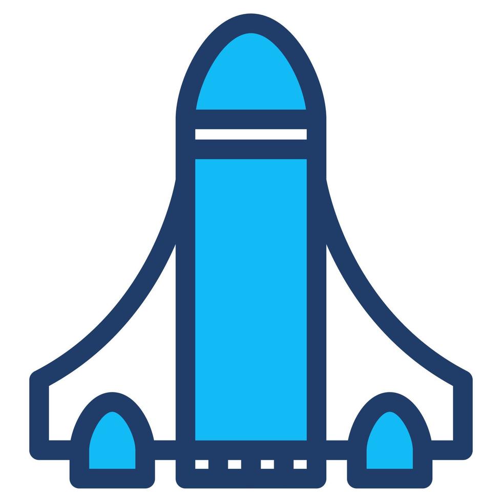 Rocket icon, suitable for a wide range of digital creative projects. vector