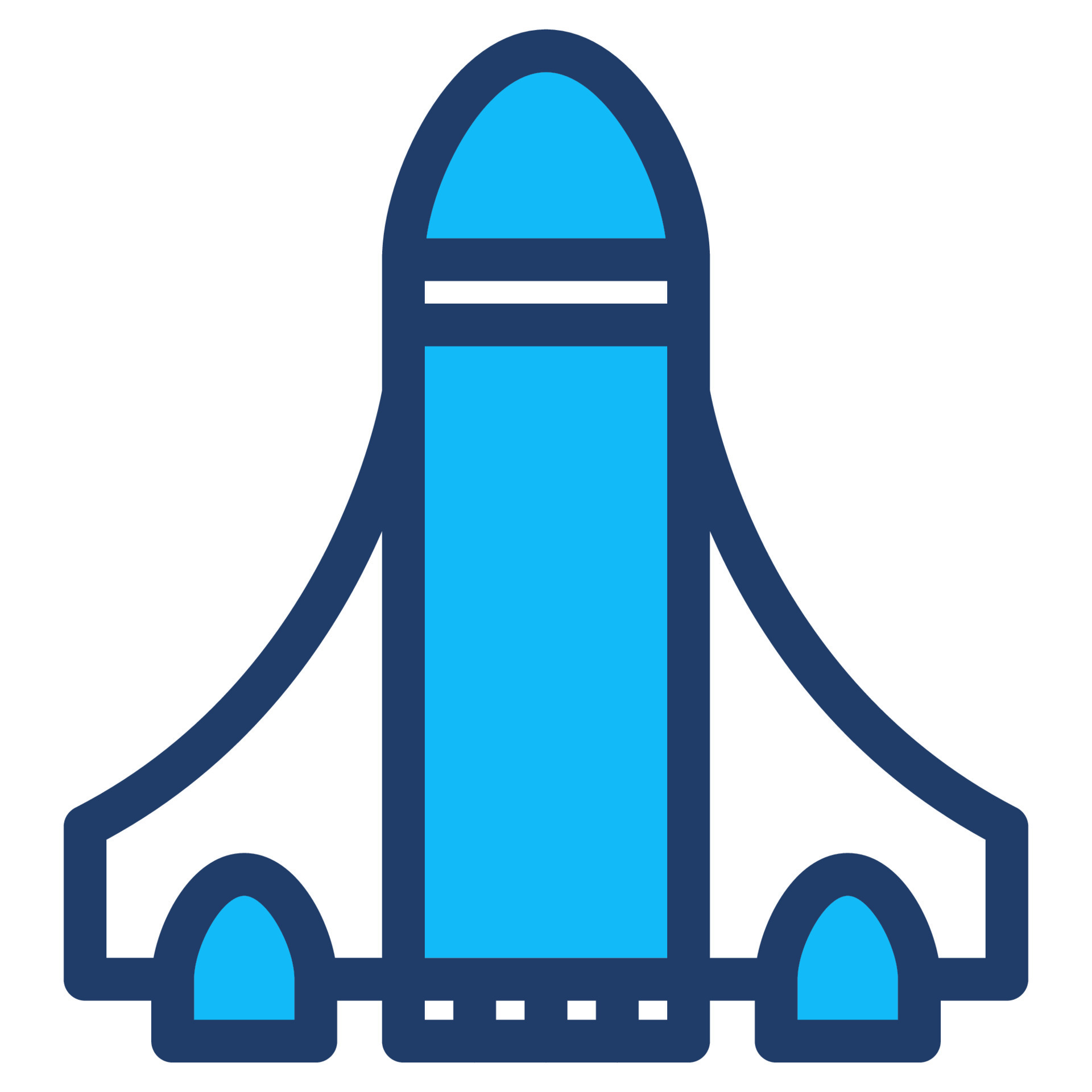 Rocket icon, suitable for a wide range of digital creative projects