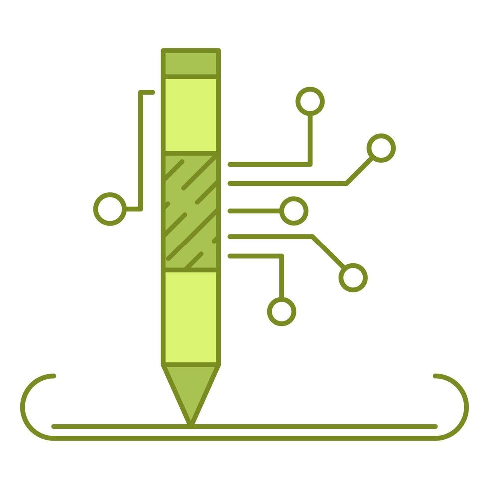 writing services icon, suitable for a wide range of digital creative projects. vector