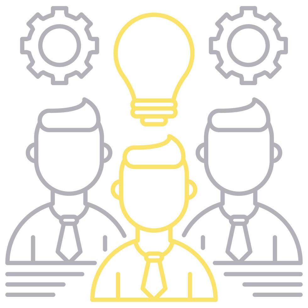 team skills icon, suitable for a wide range of digital creative projects. vector