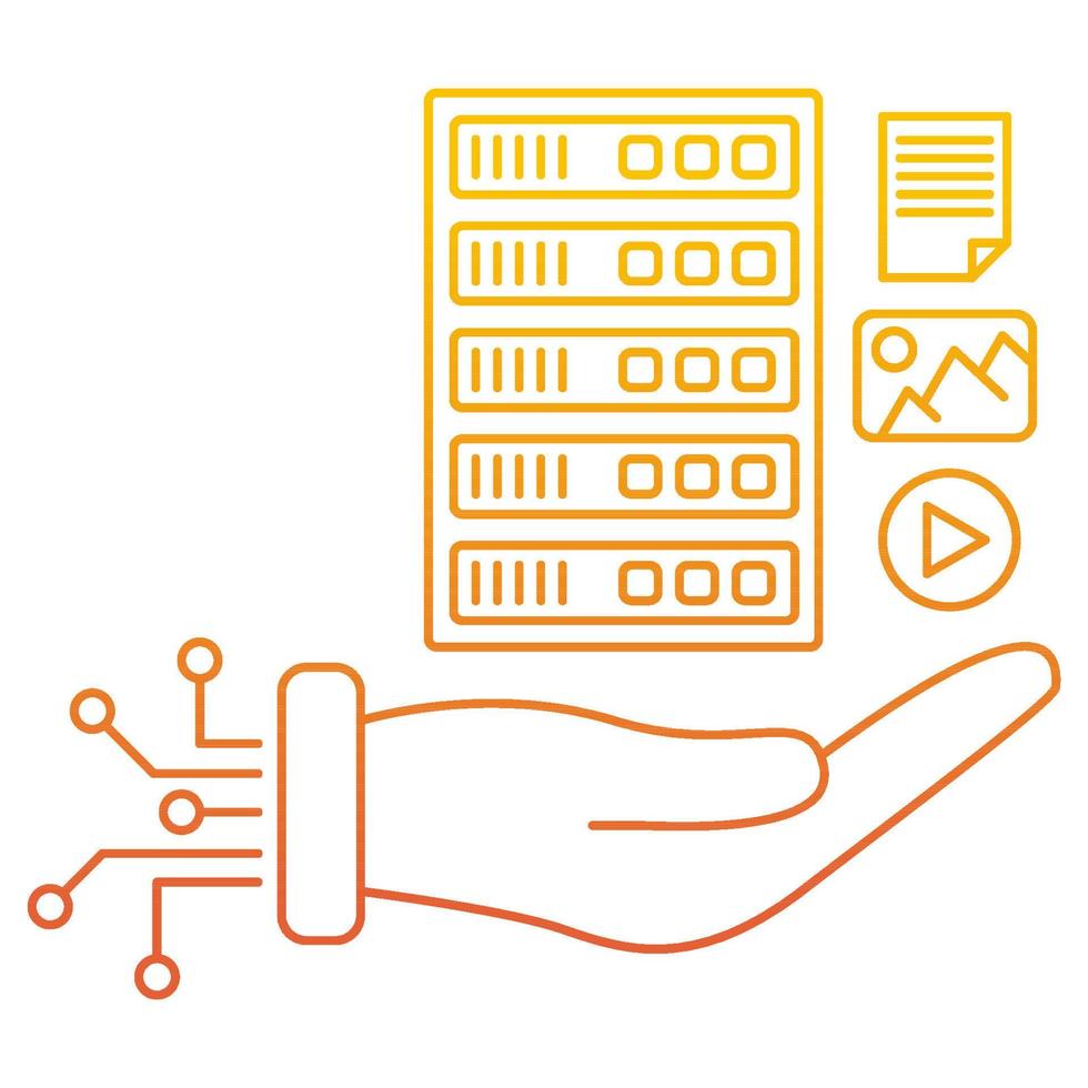 structured data icon, suitable for a wide range of digital creative projects. vector