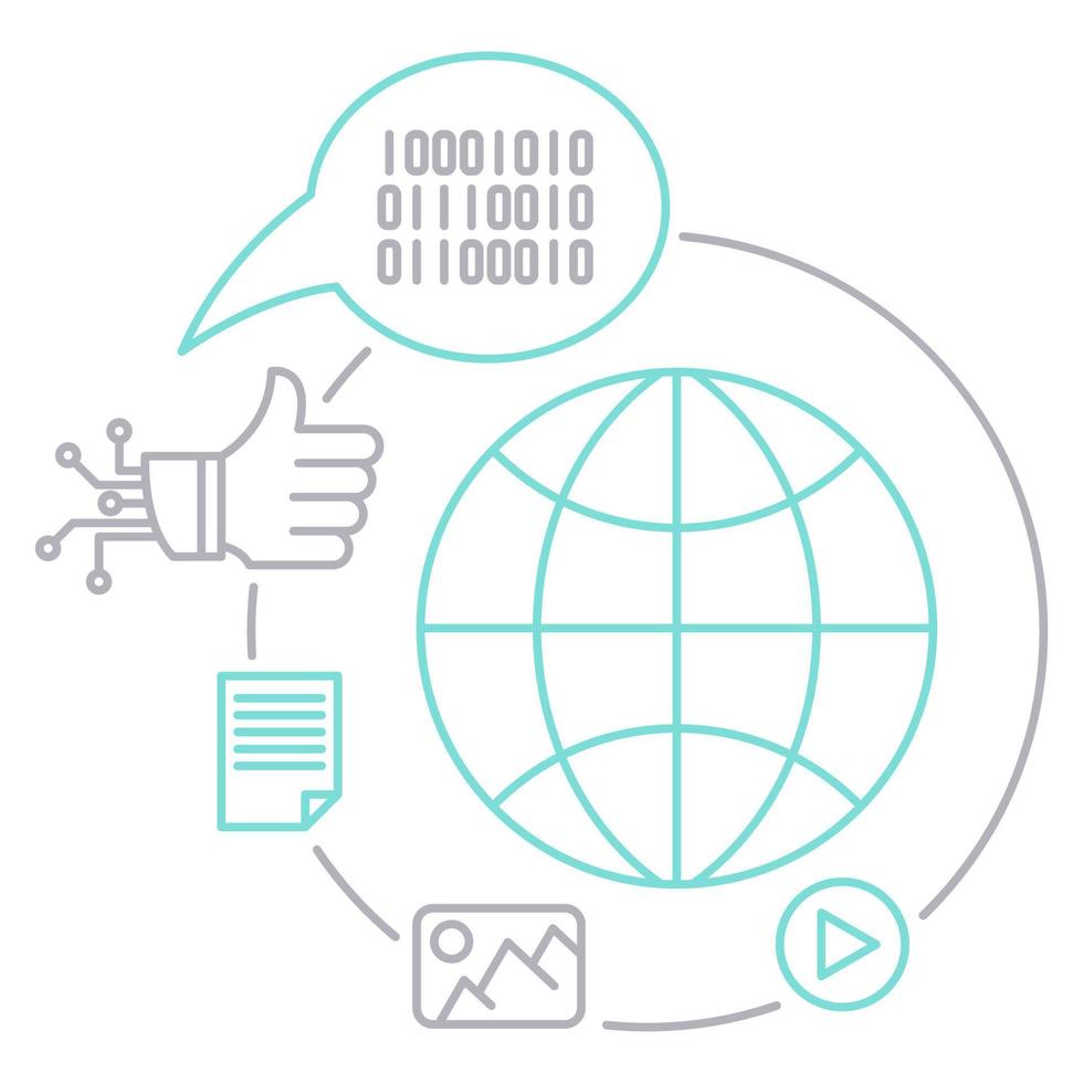 social media icon, suitable for a wide range of digital creative projects. vector