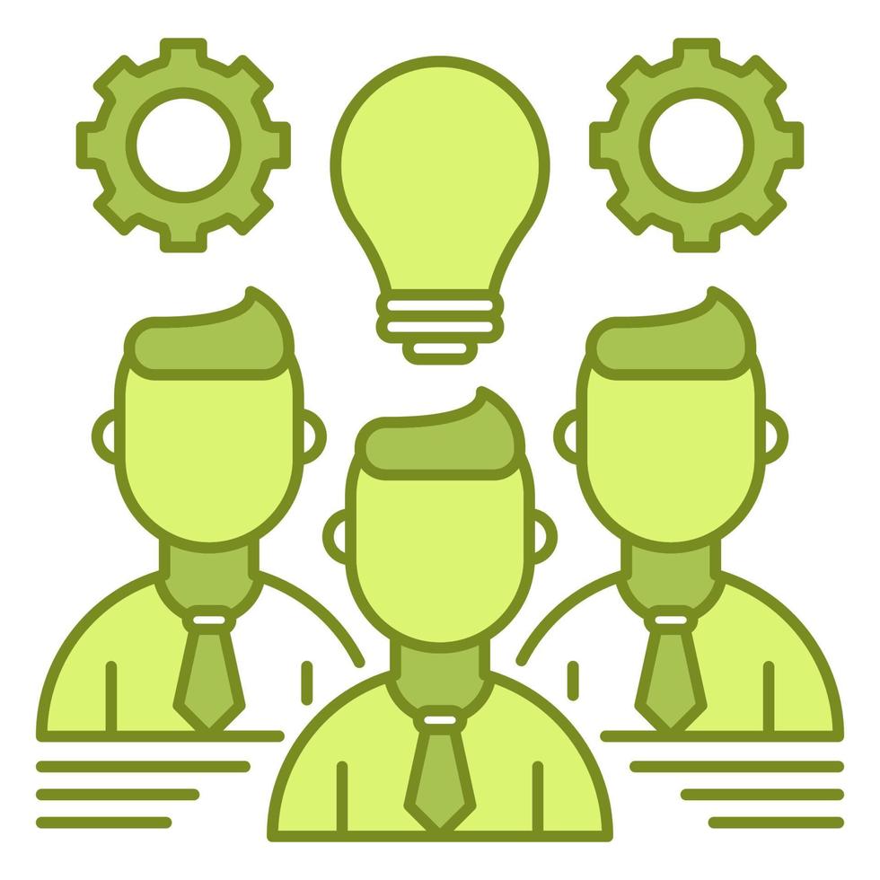 team skills icon, suitable for a wide range of digital creative projects. vector
