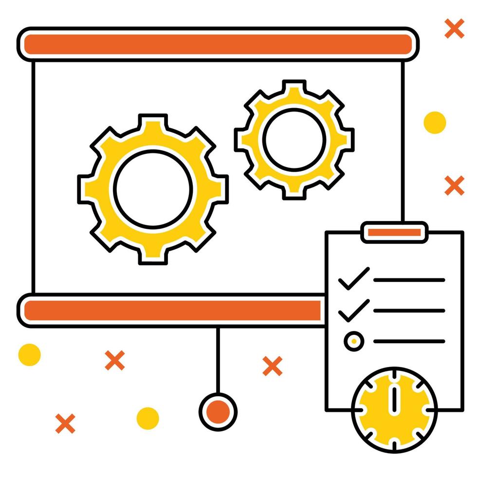 planning icon, suitable for a wide range of digital creative projects. vector