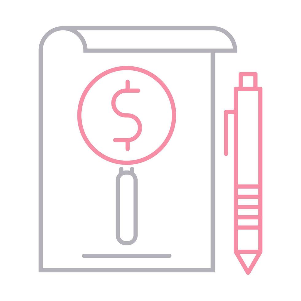invoice icon, suitable for a wide range of digital creative projects. vector