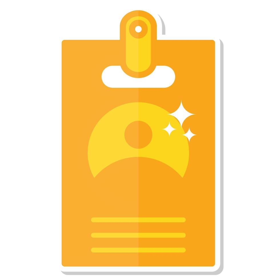 ID card icon, suitable for a wide range of digital creative projects. vector