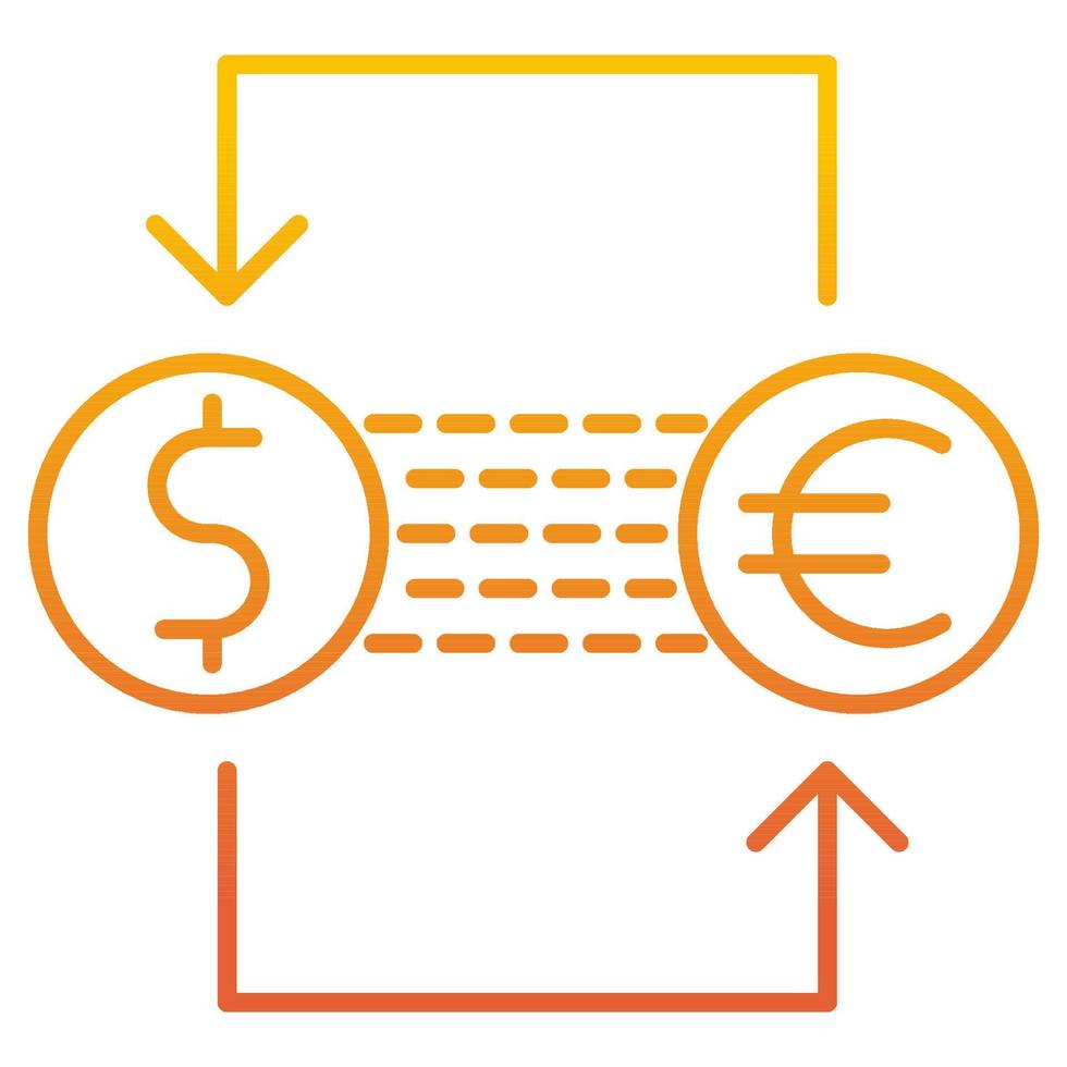 currency exchange icon, suitable for a wide range of digital creative projects. vector