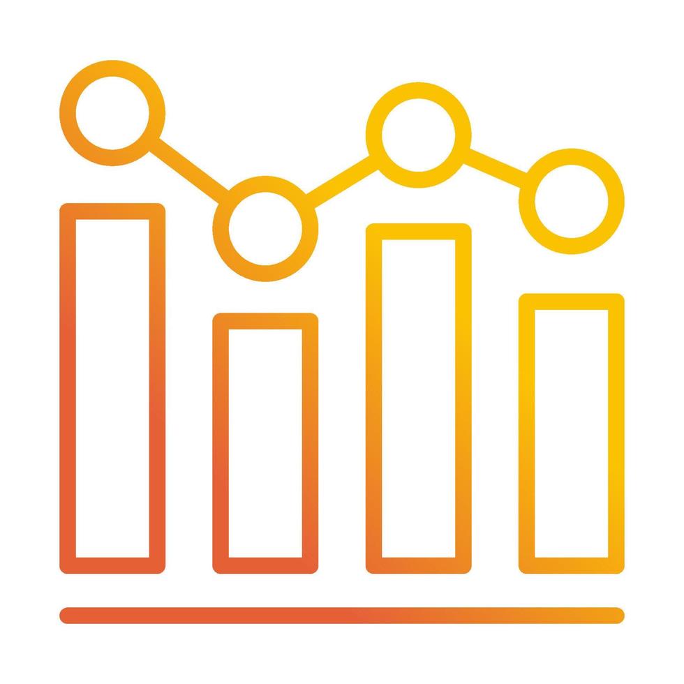 Diagram icon, suitable for a wide range of digital creative projects. vector