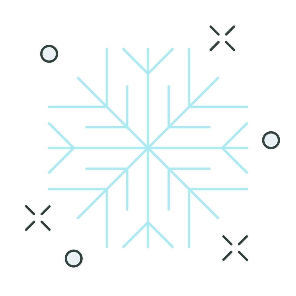 snow icon, suitable for a wide range of digital creative projects. vector