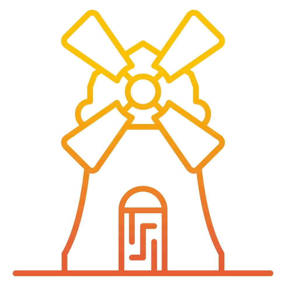 windmill icon, suitable for a wide range of digital creative projects. vector