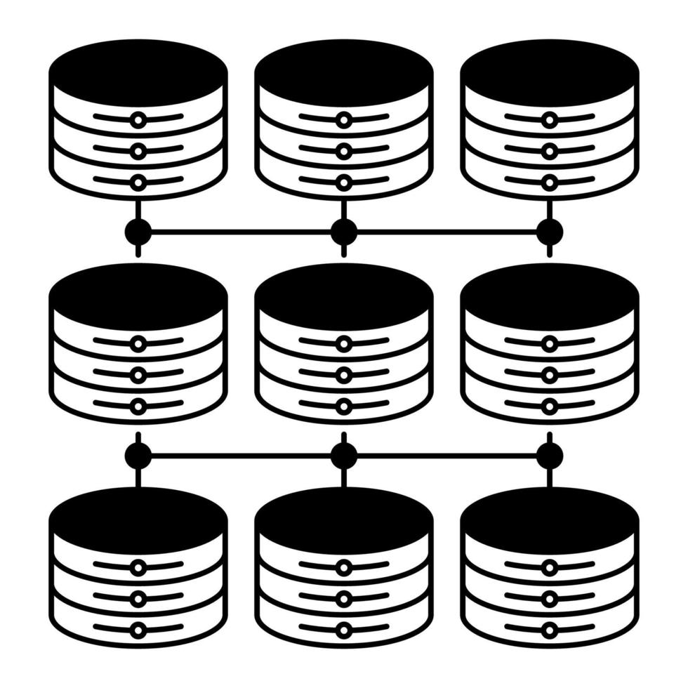 structured data icon, suitable for a wide range of digital creative projects. vector