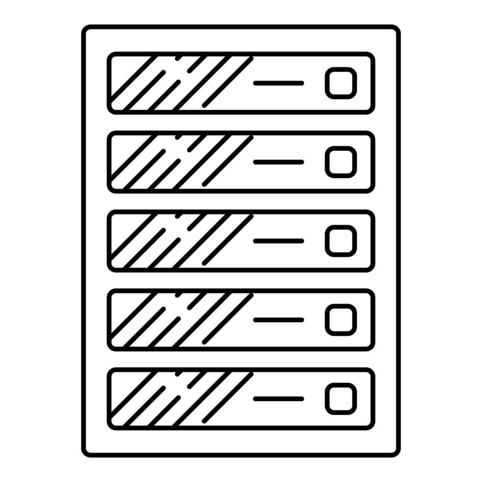 server icon, suitable for a wide range of digital creative projects. vector