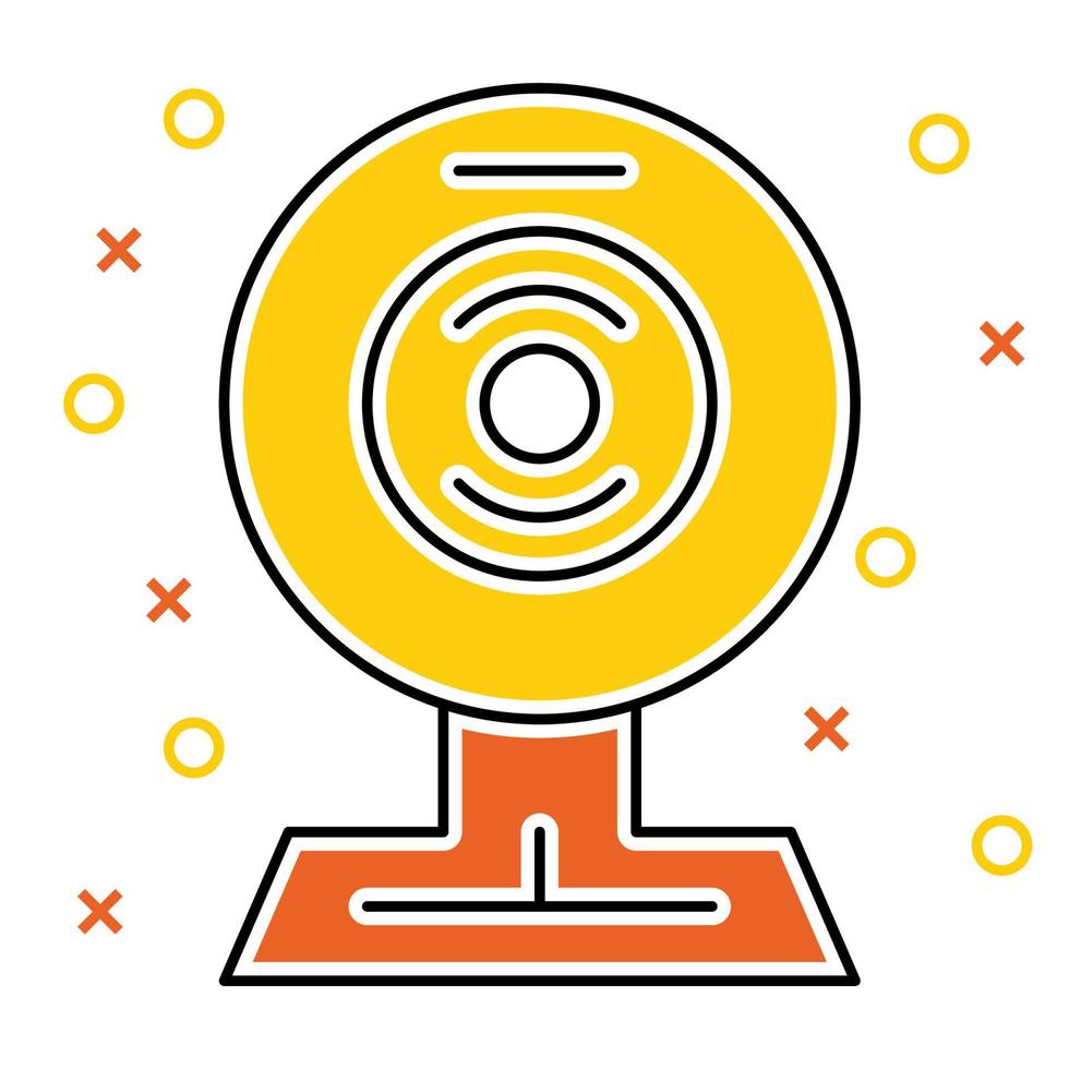 camera icon, suitable for a wide range of digital creative projects. vector