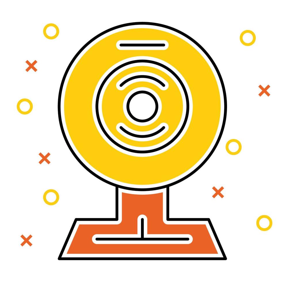 camera icon, suitable for a wide range of digital creative projects. vector