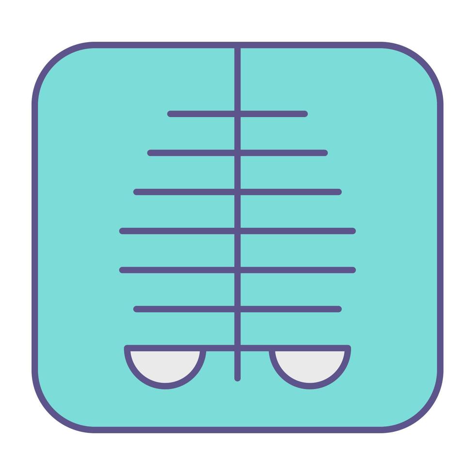 Radiology X ray icon, suitable for a wide range of digital creative