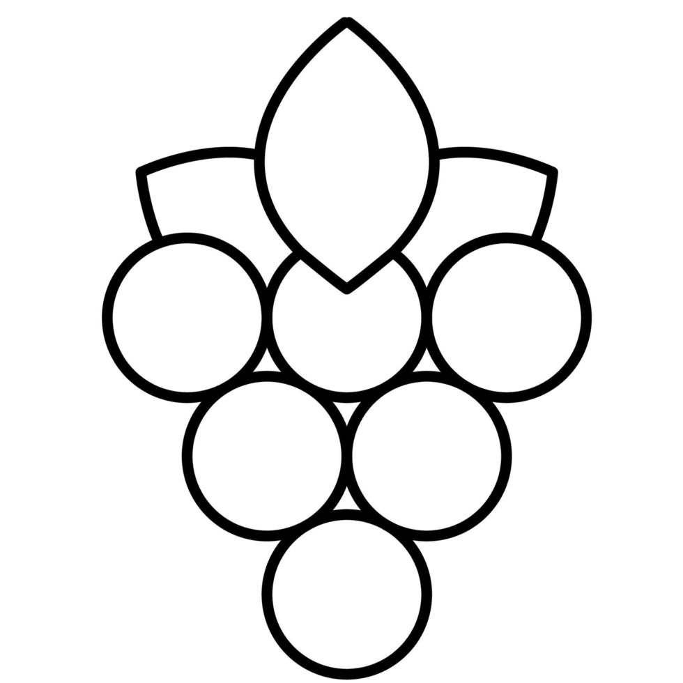 grape icon, suitable for a wide range of digital creative projects. vector