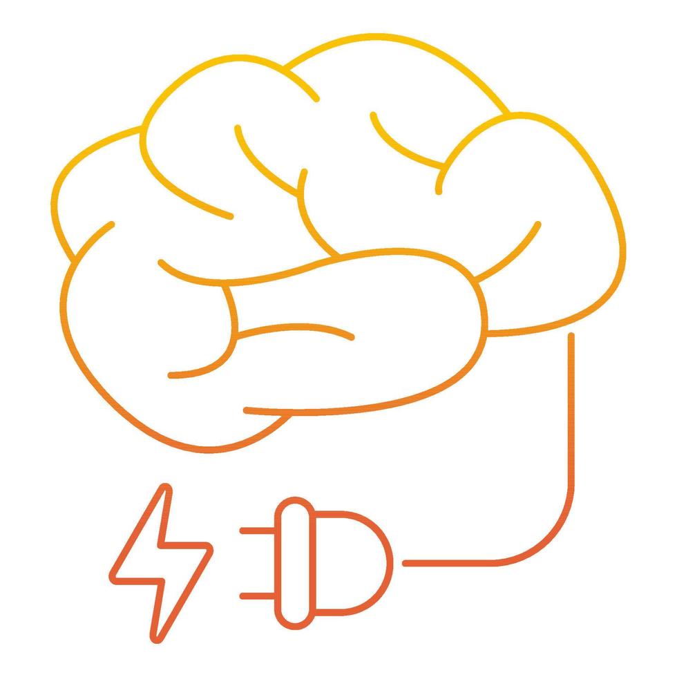 mind power icon, suitable for a wide range of digital creative projects. vector