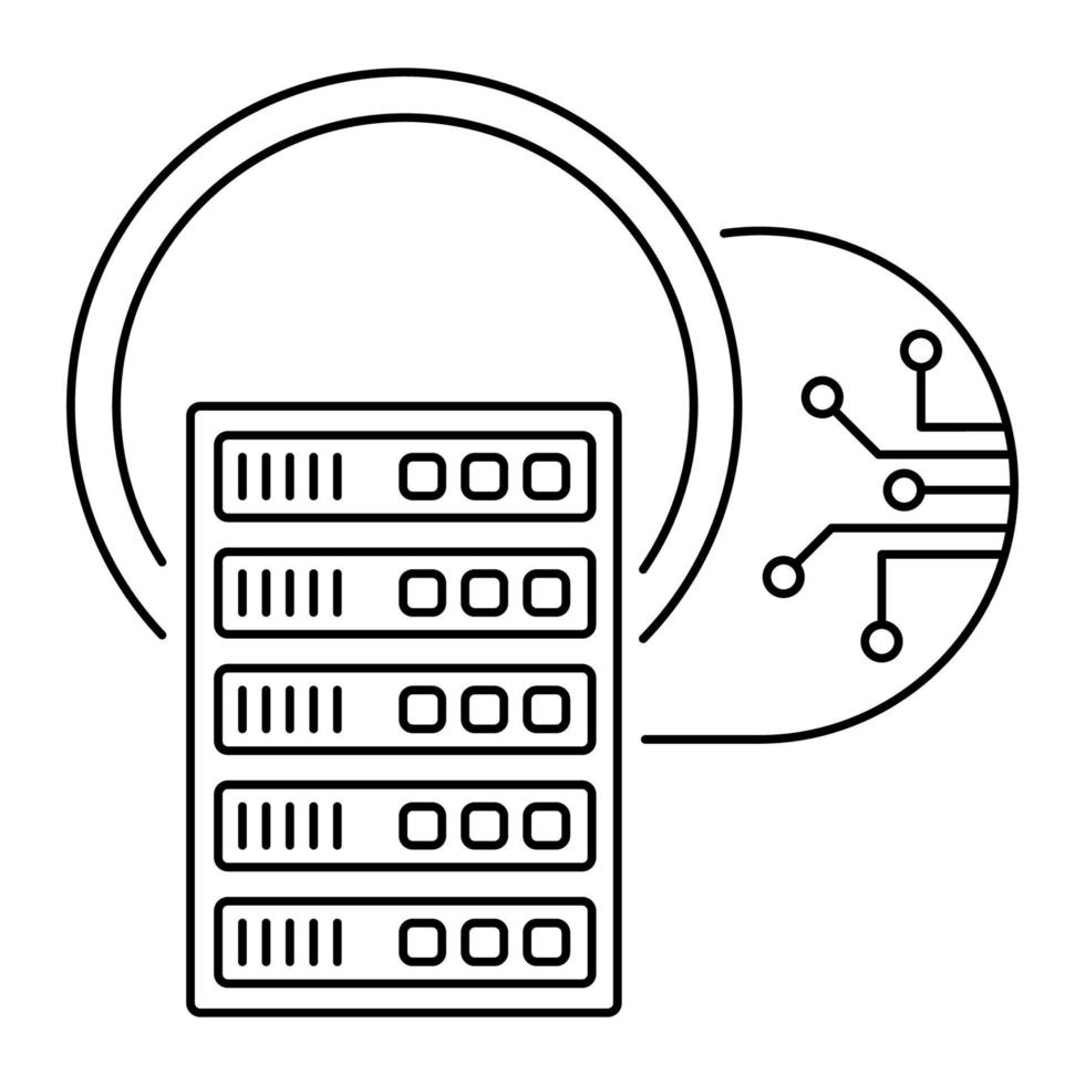 cloud storage icon, suitable for a wide range of digital creative projects. vector