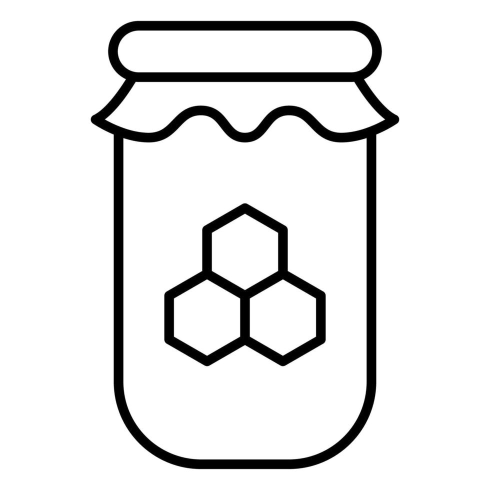honey jar icon, suitable for a wide range of digital creative projects. vector