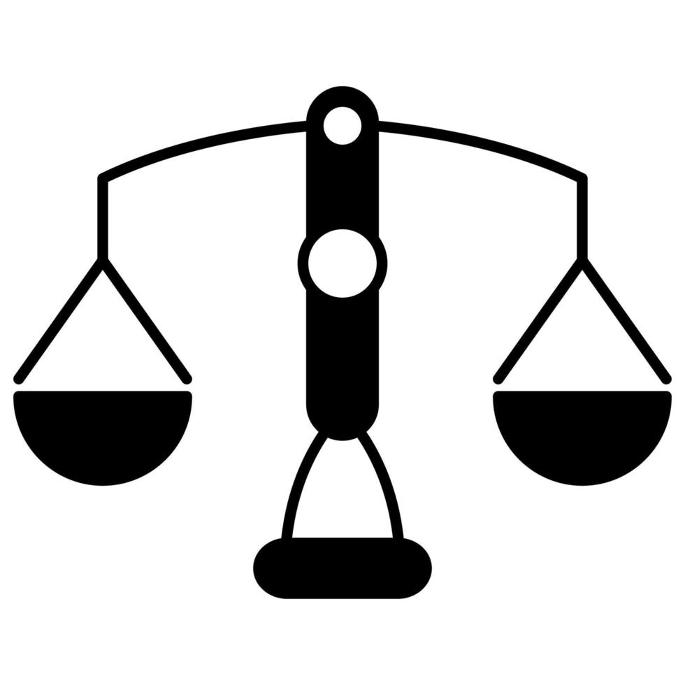 scales icon, suitable for a wide range of digital creative projects. vector