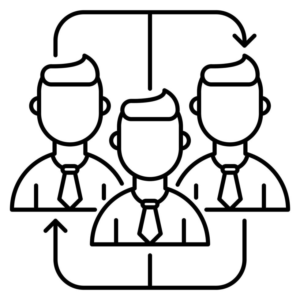 teamwork icon, suitable for a wide range of digital creative projects. vector