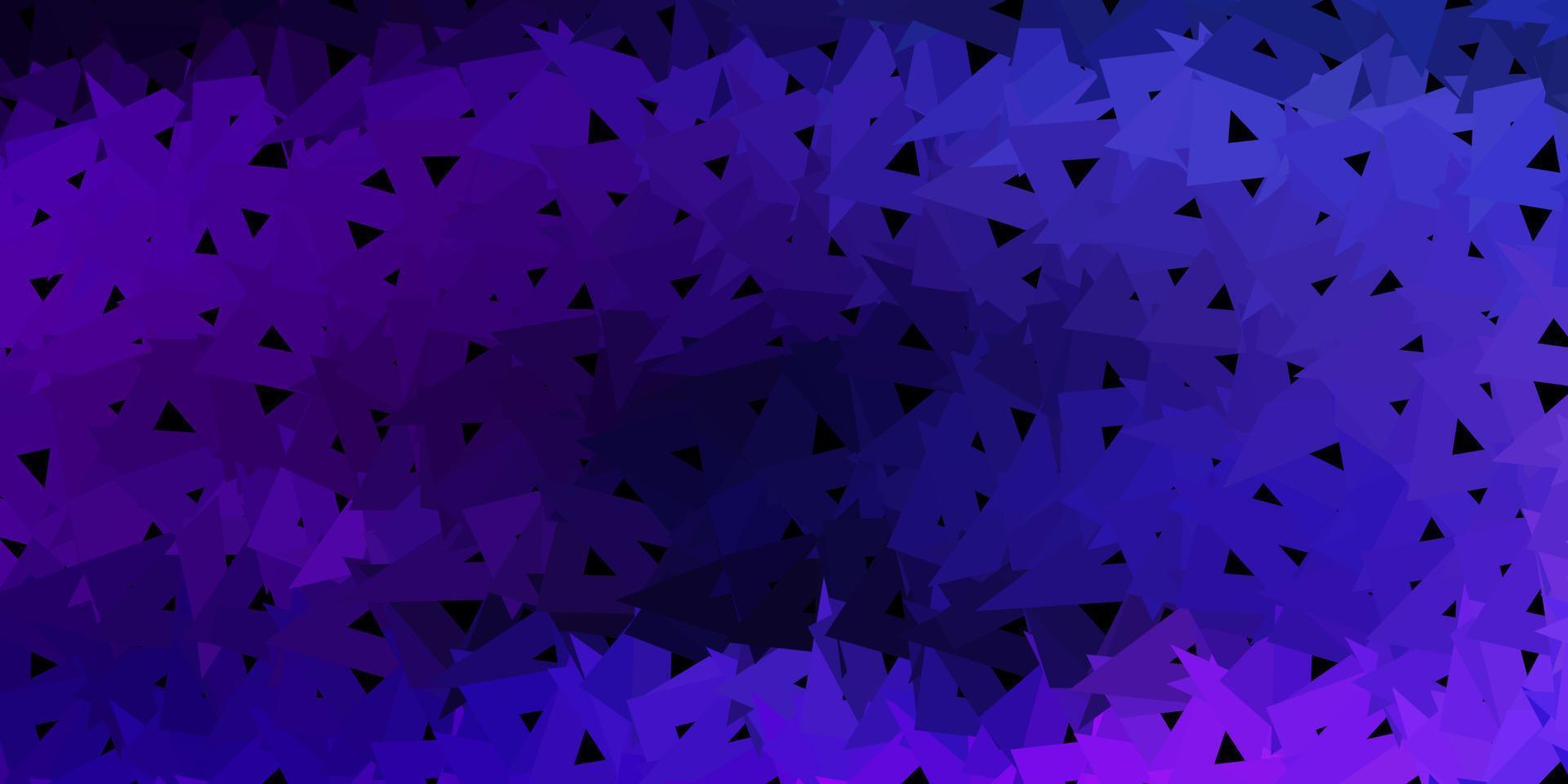 Dark purple, pink vector poly triangle texture.