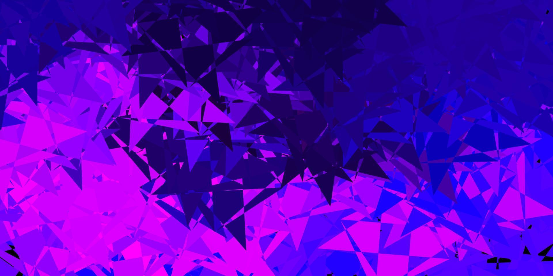 Light purple vector background with polygonal forms.