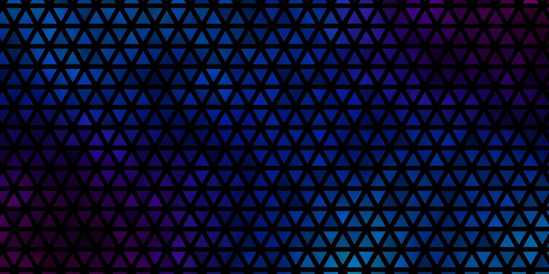 Light Blue, Red vector backdrop with lines, triangles.