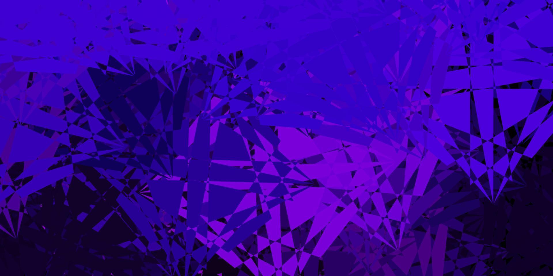 Dark Purple, Pink vector layout with triangle forms.