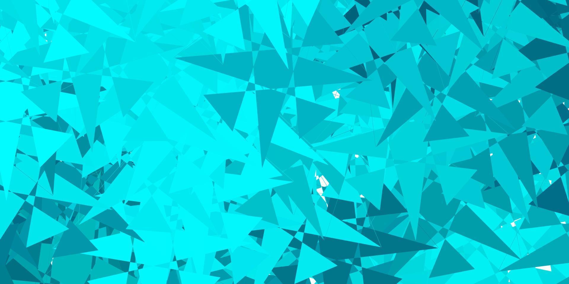 Light Green vector layout with triangle forms.