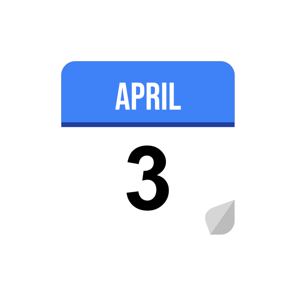 3. April png