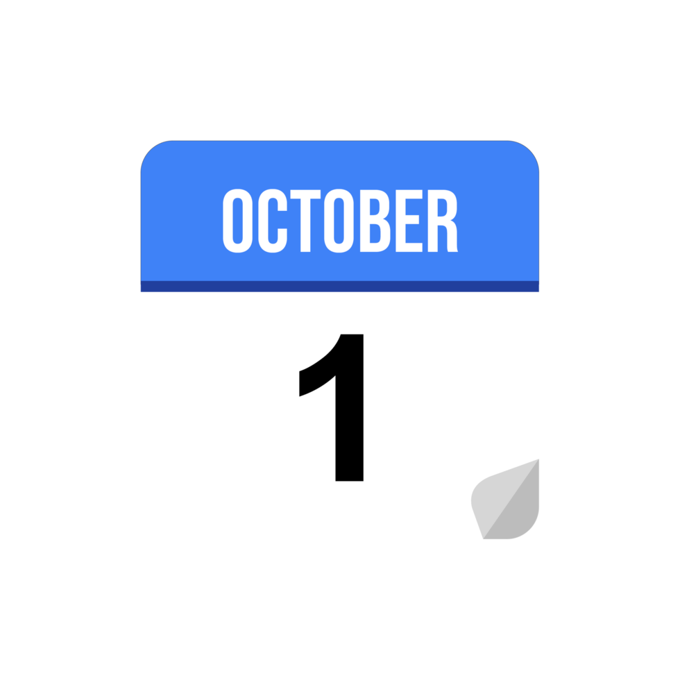 1 October png